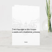 Carte Quand les éléphants volent~Carte de voeux (Dos)