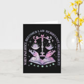 Carte Quand l'injustice devient loi, la résistance devie (Fleur jaune)