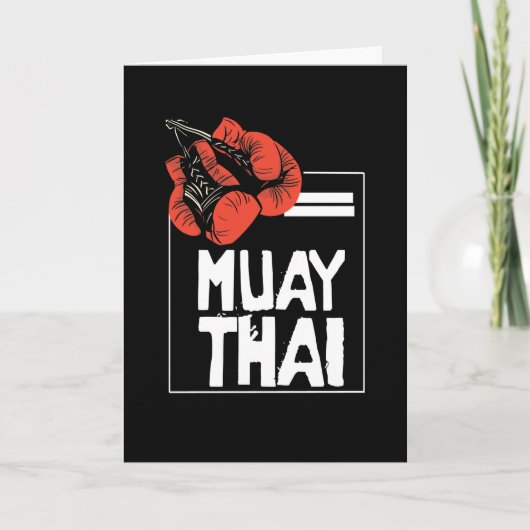 Carte Quand Muay Thai Est Votre Vie (Devant)