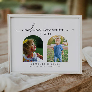 Carte Quand Nous Étions Bébé Photo Mariage Numéro de tab