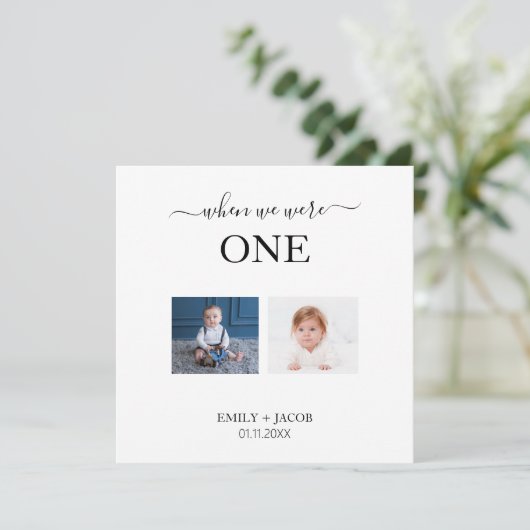 Carte Quand nous étions des réceptions de mariage Age Pa (Debout devant)