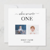 Carte Quand nous étions des réceptions de mariage Age Pa (Devant)