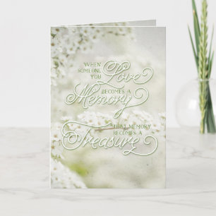 Carte Quand quelqu'un que vous aimez devient une mémoire