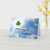 Carte Quand quelqu'un que vous êtes seul, Shamrock (Fleur jaune)