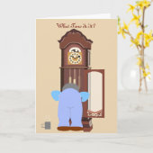 Carte Quand ? retraite (Fleur jaune)