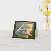 Carte Quand tu manges trop vite (Fleur jaune)