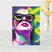 Carte Quand une porte se ferme, une autre s'ouvre de sou (Fleur jaune)