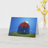 Carte Quand viendra la nuit (Fleur jaune)