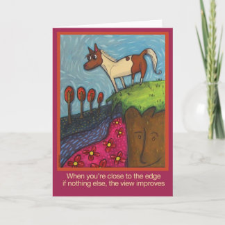 Carte Quand vous êtes près du bord…