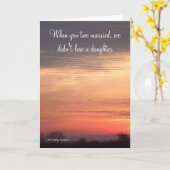 Carte Quand vous vous êtes mariés, Anniversaire Card (Fleur jaune)