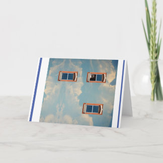 Carte Quand vous vous sentez seul & Bleu