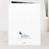 Carte Quarante 40e anniversaire script photo rose rose (Dos)