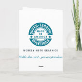 Carte Quarante-huitième anniversaire drôle (Dos)