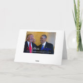 Carte quarante-quatrième et quarante-cinquième président (Dos)