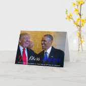 Carte quarante-quatrième et quarante-cinquième président (Fleur jaune)