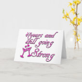 Carte quarante-septième Conceptions d'anniversaire (Fleur jaune)