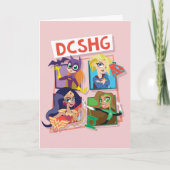 Carte Quartet Filles DC Super Hero (Devant)