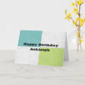 Carte Quatre Carrés (Fleur jaune)