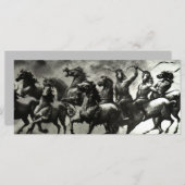 Carte Quatre cavaliers (Devant / Derrière)