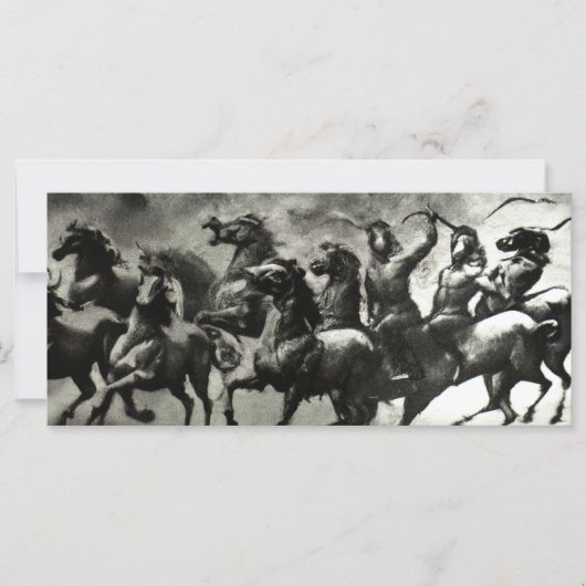 Carte Quatre cavaliers (Devant)