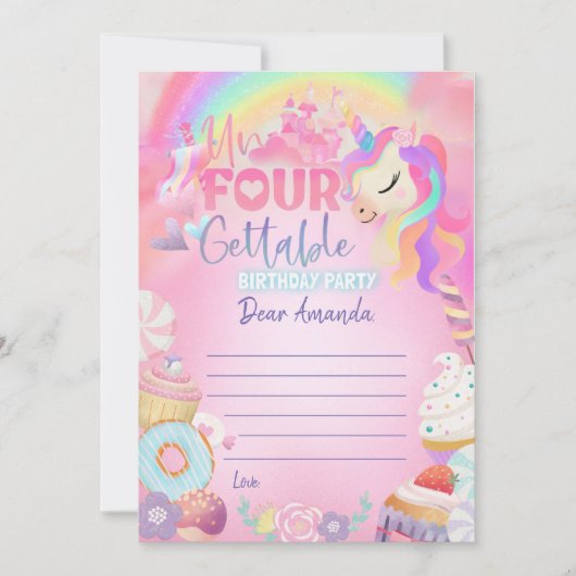 Carte quatre fois Sweet Time Capsule (Devant)