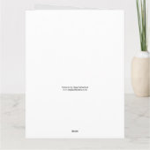 Carte Quatre illustrations amusantes de dessins animés d (Dos)