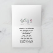 Carte Quatre Petits oiseaux (Intérieur)