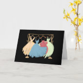Carte Quatre Robes Convient À Une Princesse (Fleur jaune)