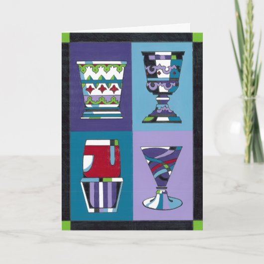 Carte Quatre tasses (Devant)