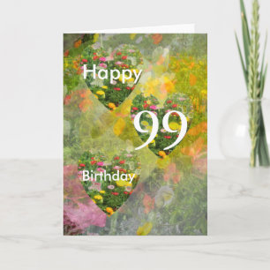 Carte quatre-vingt-dix-neuvième Anniversaire