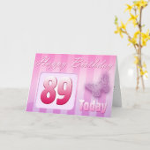 Carte Quatre-vingt-dix-neuvième maman heureuse de (Fleur jaune)