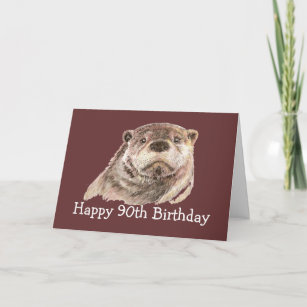Cartes De Vœux Loutre Zazzle Be