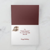 Carte quatre-vingt-dixième Humour d'anniversaire avec la (Intérieur)