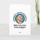 Carte Quatre-vingt-quatrième anniversaire drôle (Dos)