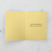 Carte  Quatre-Vingts Ans Anniversaire Or  (Intérieur)