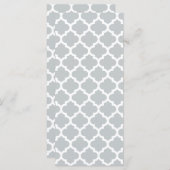 Carte Quatrefoil Lattice Trellis (Devant / Derrière)