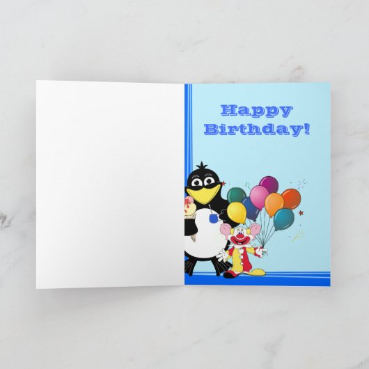 Carte Quatrième anniversaire (Intérieur)