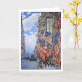 Carte Quatrième de juillet 1916 par Childe Hassam (Fleur jaune)