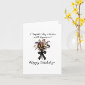 Carte Que cette journée chuchote (Fleur jaune)