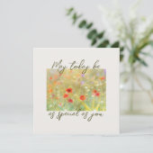 Carte Que cette journée soit aussi spéciale que vous Cha (Debout devant)