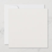 Carte Que cette journée soit aussi spéciale que vous Cha (Dos)