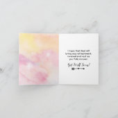 Carte Que Dieu vous apporte guérison, force et vitalité (Intérieur)