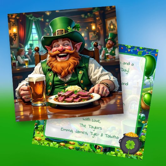 Carte Que la chance des Irlandais soit avec vous ! St-Pa