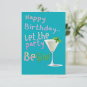 Carte Que la fête commence ! (Debout devant)