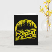Carte Que La Forêt Soit Avec Vous Nature Jaune Été Ca (Fleur jaune)