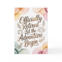 Que l'aventure commence Retraite