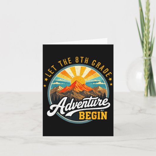 Carte Que l'aventure de 8e année commence pour la rentré (Devant)