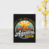 Carte Que l'aventure de 8e année commence pour la rentré (Fleur jaune)
