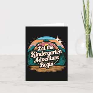 Carte Que l'aventure de la maternelle commence 1er jour
