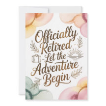 Que l'aventure de retraite commence